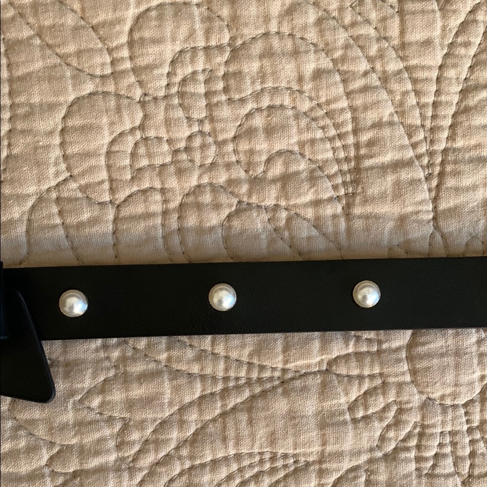 4 for 35 Bundle - Kate Spade Black leather Belt with Bow and Pearl Details - Picture 4 of 4